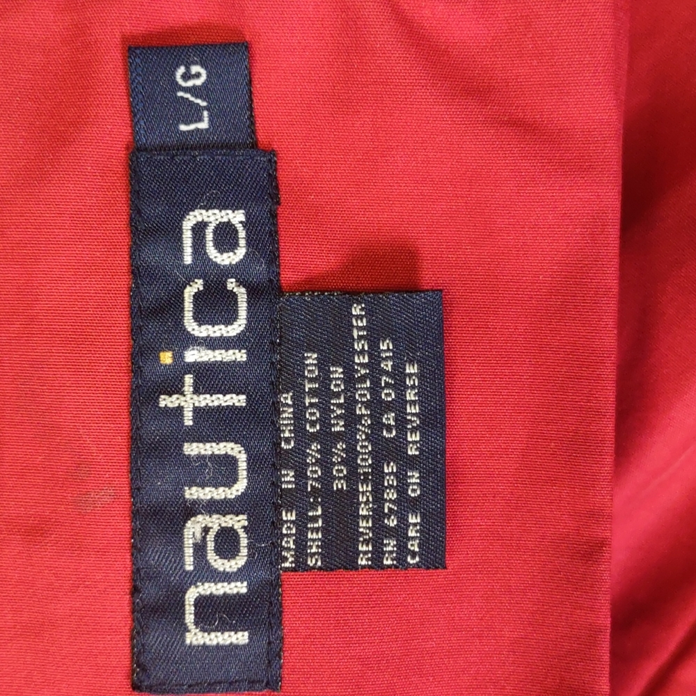 Vintage Nautica Reversible Fleece Jacket Large 90s Y2K - Picture 8 of 12